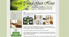 Desktop Screenshot of marple-cottage.co.uk
