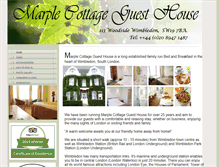 Tablet Screenshot of marple-cottage.co.uk